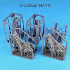 1/48 F-104 Starfighter Lockheed C-2 Ejection Seats (NATO/European) for Kinetic Kit