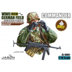 1/10 WWII German Field Commander Bust