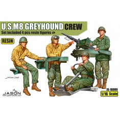 1/16 US M8 Greyhound Crews (4 figures) for Andy's Hobby Headquarters
