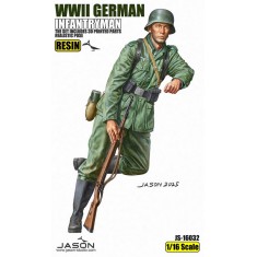 1/16 WWII German Infantryman for Das Werk #16018/16020, Gecko #16GM0012