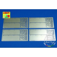 1/16 Side Fenders for German Tiger I, Ausf.E Early/Late for Tamiya kit