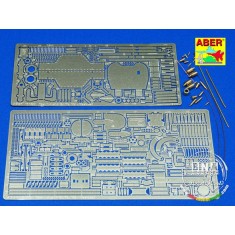 Photo-etched parts for 1/16 Tiger II Henschel for Tamiya/Trumpeter kits