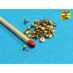 1/16 Turned Rivets (40pcs, 0.5x0.9x1.3mm)