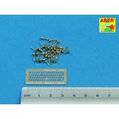 1/16 Photo-Etched Wing Nuts with Turned Bolt (30pcs)