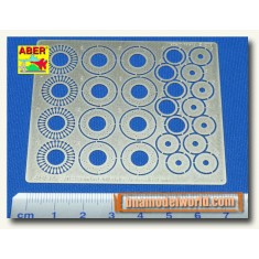 1/24 Standard Drilled Discs Brakes 13mm
