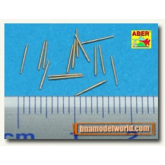 1/350 37mm L/83 Gun Barrels Sk C/30 for German Warships (16pcs）