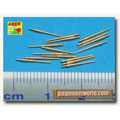 1/350 102mm Q.F. Mk.XVI Universal Gun Barrels for Royal Navy Ships (16pcs)