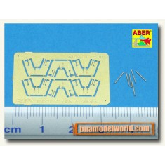 1/350 4cm Flakvierling 28 Gun Barrels w/Shields for German Warships (6pcs)