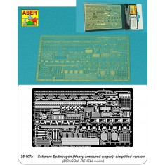 1/35 Schwere Spahwagen (Heavy armoured wagon) Simplified versjon for Dragon/Revell kit