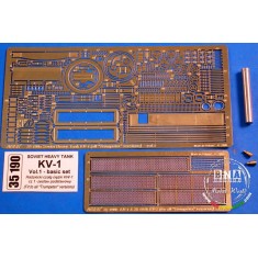 Photoetch for 1/35 Soviet Heavy Tank KV-1 for Trumpeter kit