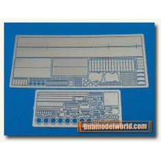 Detail-up Set for 1/35 French Battle Tank B1 bis w/Narrow Fenders for Tamiya kit