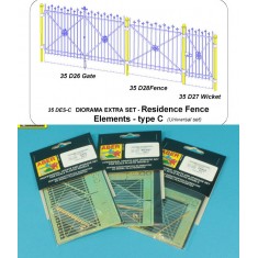 1/35 Residence Fence Elements Type C