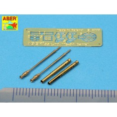 1/35 Set of 2 Barrels for German Tank Machine Gun MG34 w/Panzer Mantel
