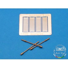 1/35 US .30 Cal. Barrels for Machine Guns Browning M-1919 A4 (3pcs)
