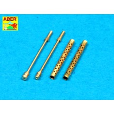 1/48 Turned Barrels (2pcs) for US Cal .30 Machine Guns Browning M-1919 A4