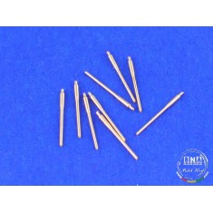 1/700 15.2cm Barrels for French Warships Richelieu, Jean Bart (9pcs)