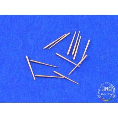 1/700 10cm Barrels for French Warships Richelieu, Jean Bart (12pcs)