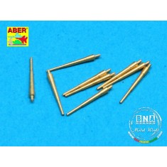 1/700 20.3cm (8in) Mk.9/14 Early Barrels for USN Heavy Cruisers (9pcs)