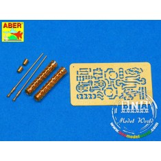 Barrels for 1/32 German 7.9mm IMG 08/15 "Spandau" WWI Machine Gun (2pcs)