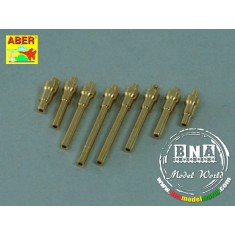 1/72 Turned .50 Cal 12.7mm Browning M2 Barrels (8pcs) for P-47 Thunderbolt 