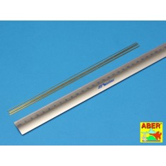 Brass Round Rods 0.8mm (Length: 250mm, 6pcs)