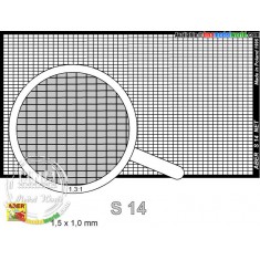 Photo-etched Net 1.5mm x 1.0mm (Net Dimension without frame: 75mm x 42mm)