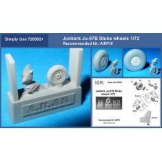 1/72 Junkers JU-87B Stuka Wheels for Airfix kits