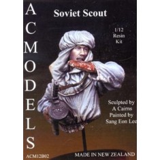 1/12 WWII Soviet Scout in Winter (1 Resin Bust)