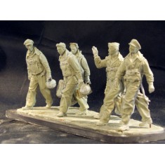 1/32 North American B-25 Mitchell Crew (6 Resin Figures)