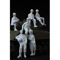 1/35 US E8 Sherman Crew Late ETO (6 figures)