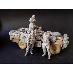 1/35 Gulf War SAS Troop for Accurate Armour #009 kit (5 figures w/stowage set)
