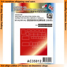 1/35 Sticker for Simulating Anti-Reflection Coating Lens for Tamiya M1A1/M1A2