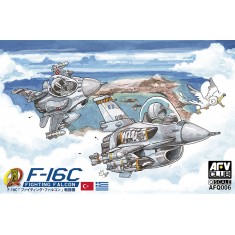Q-Scale F-16C Fighting Falcon (snap-fit)