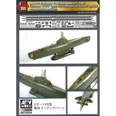 1/350 WWII German U-BOAT Type XXI Conversion set for AFV Club #SE73501