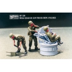 1/35 Vietnam War US M35A1 Quad-50 Gun Truck Crew