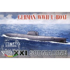 1/350 German U-Boat Type XXI Submarine