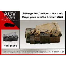1/35 German Truck sWS Stowage for Italeri kits #360/6434, Great Wall Hobby L3512/L3520