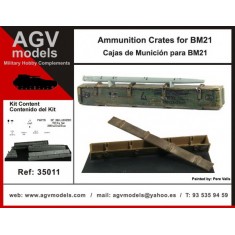 1/35 Russian BM-21 Grad Multiple Rocket Launcher Ammunition Crates