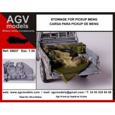 1/35 Pickup Truck Stowage for Meng Model kit