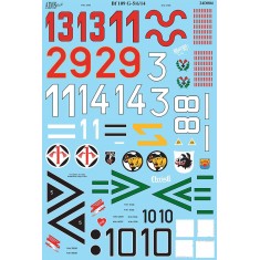 1/24 Bf 109 G-5/6/14 Decal
