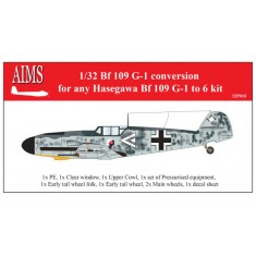 1/32 Messerschmitt Bf-109G-1 Conversion Set for Hasegawa kits