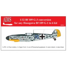1/32 Messerschmitt Bf-109G-3 Conversion Set for Hasegawa kits