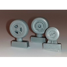 1/32 DH Vampire 'Block Tread' Wheel set for Infinity Models