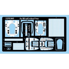 1/32 Junkers Ju 88 A-1 Tail Wheel Detail Set for Revell kits