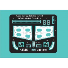 1/32 Messerschmitt Bf-109G-6/G-10 Gear Bay Detail Set for Revell kits