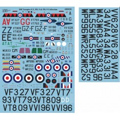 1/48 de Havilland Vampire F.3 FB.5 and FB.9 Decals Collection