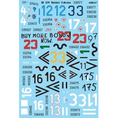 1/48 Bf 109 Kurfurst' Collection Decal