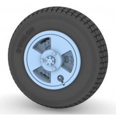 1/48 de Havilland Vampire FB.5/FB.9 F.3 'Block Tread' Wheel set for Airfix kits