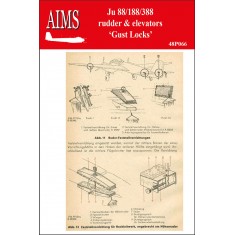 1/48 Ju 88 / 188 / 388 Rudder and Elevators Gust Locks