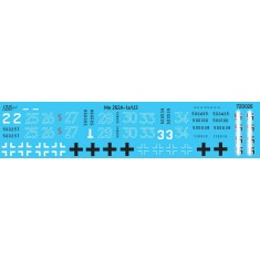 1/72 Messerschmitt Me-262A-1a/U3 Decals